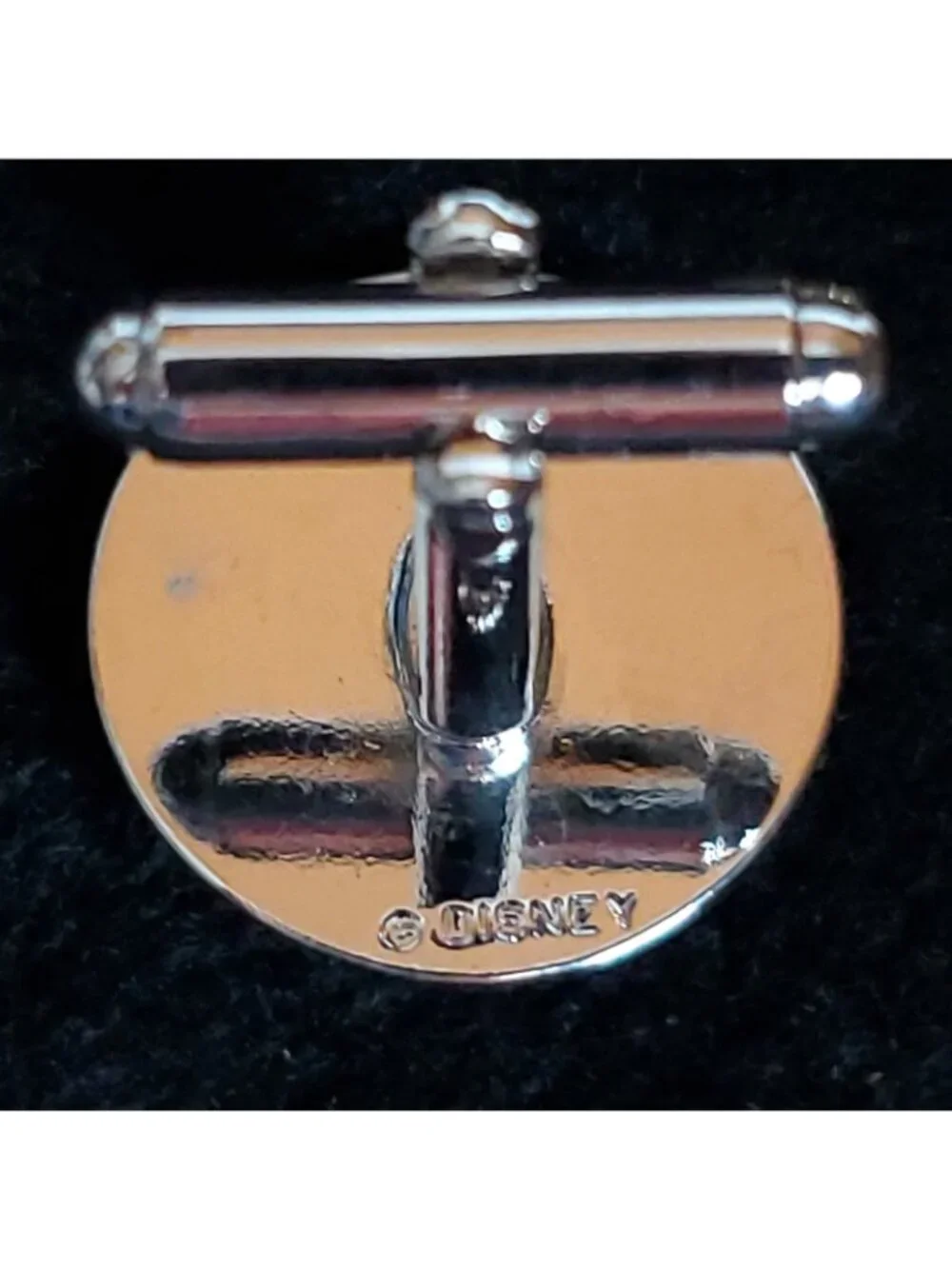 Disney Mickey Mouse Cufflinks Silver Gold Tone 3/4